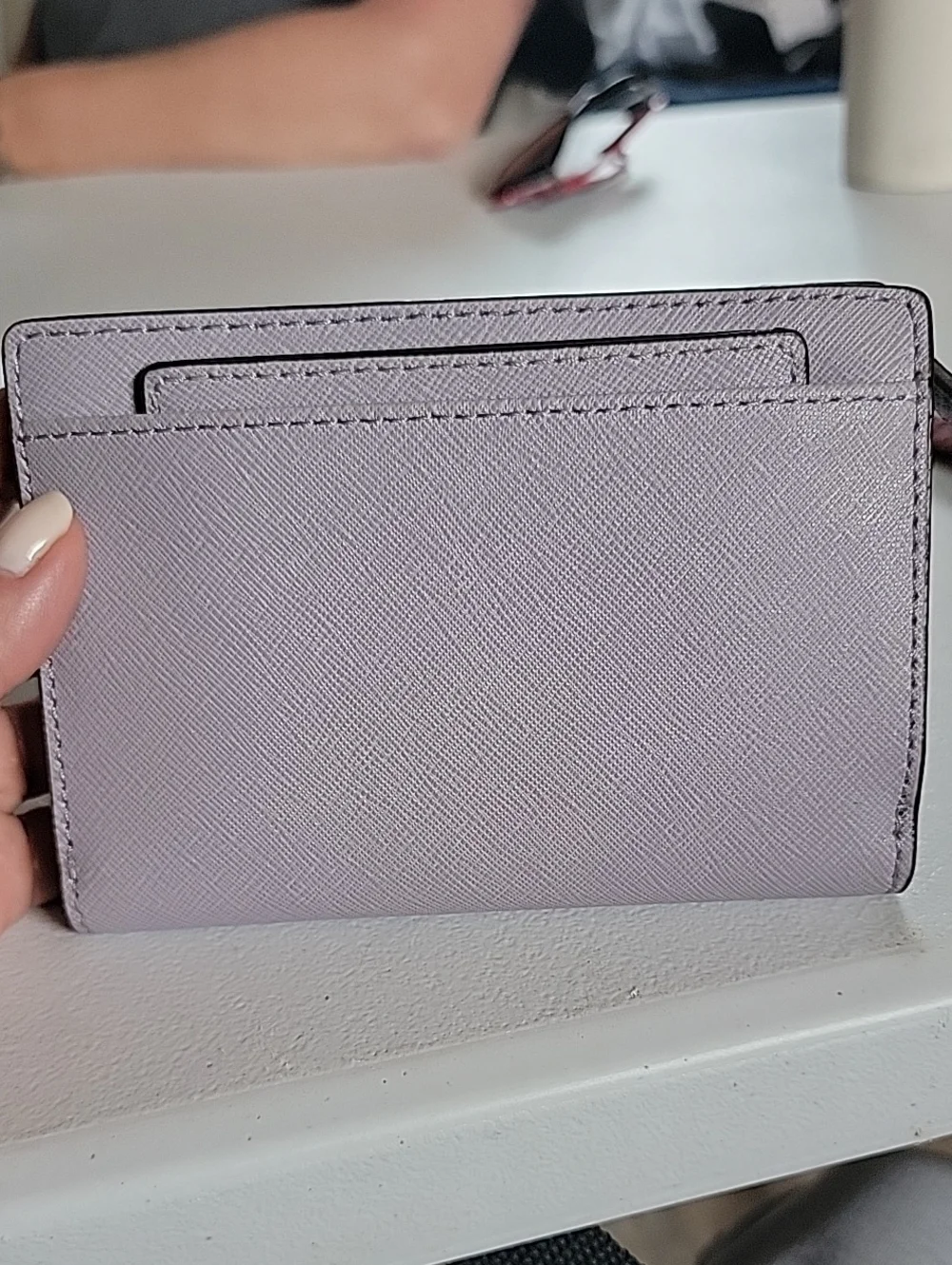 Michael Kors Lilac Saffiano  Card Wallet